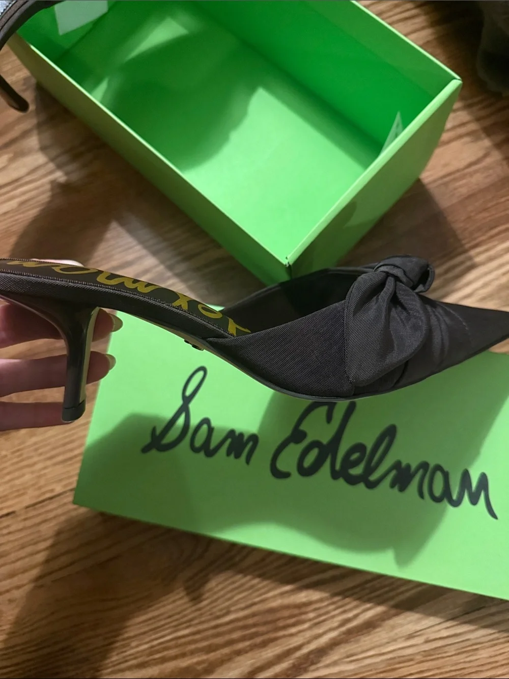 NWT 9.5 Sam Edelman Bex Pointed toe Mule - Cocoa